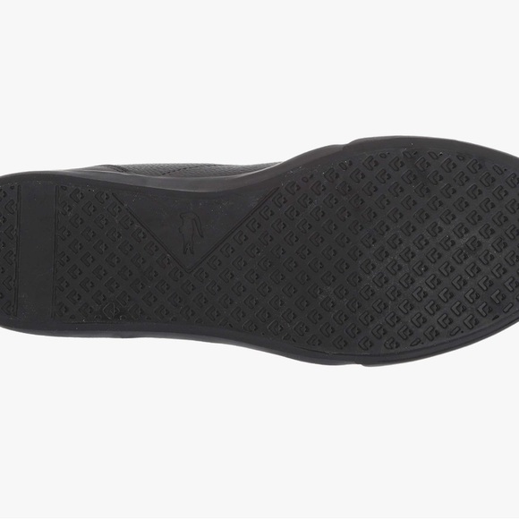 Men's Lacoste Bayliss Black Size 10 - Picture 3 of 12